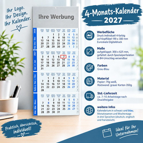 120 stück monatskalender - 120,