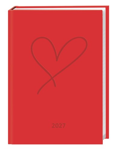 Kalenderbuch koralle 2027 - kalenderbuch, a6