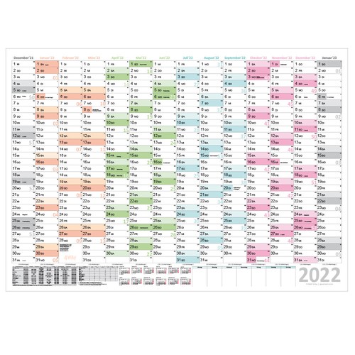 Color wandkalender a0 - wandkalender, (a2,a1,a0