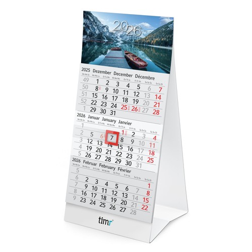 Timr tischkalender 2026 - timr,