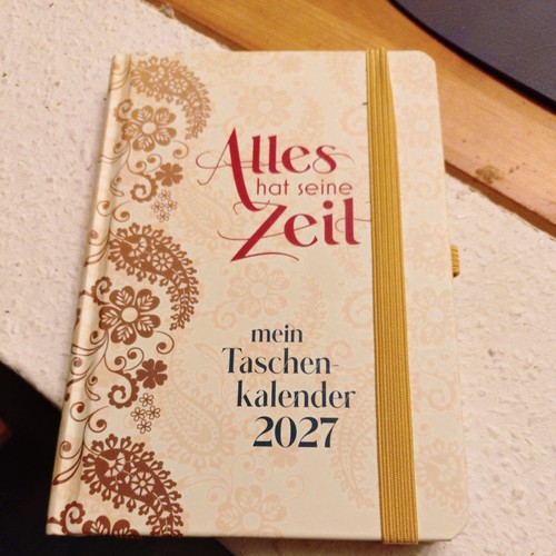 Alles hat seine zeit - -, mein