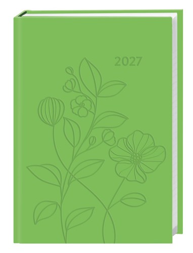 Kalenderbuch grün 2027 - a7,