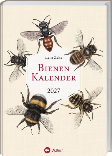 Bienenkalender 2027 mit einer - bienenkalender,