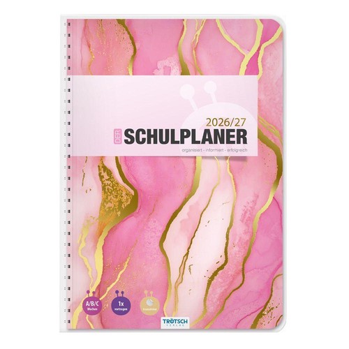 Trötsch schulplaner pink - trÖtsch,