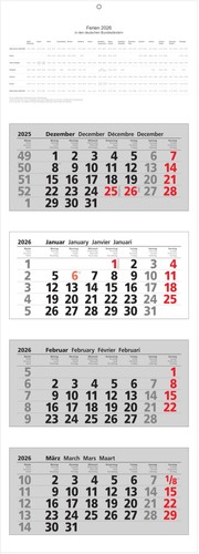 2026 adina viermonatskalender - 2026,