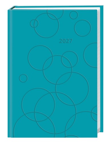 Kalenderbuch blau 2027 - a6,