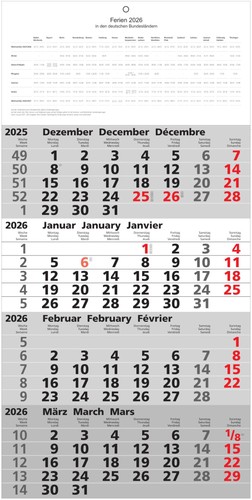 2026 adina viermonatskalender - adina,