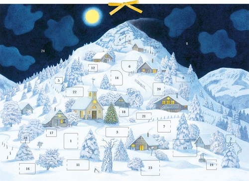 Weihnachten den bergen - in,